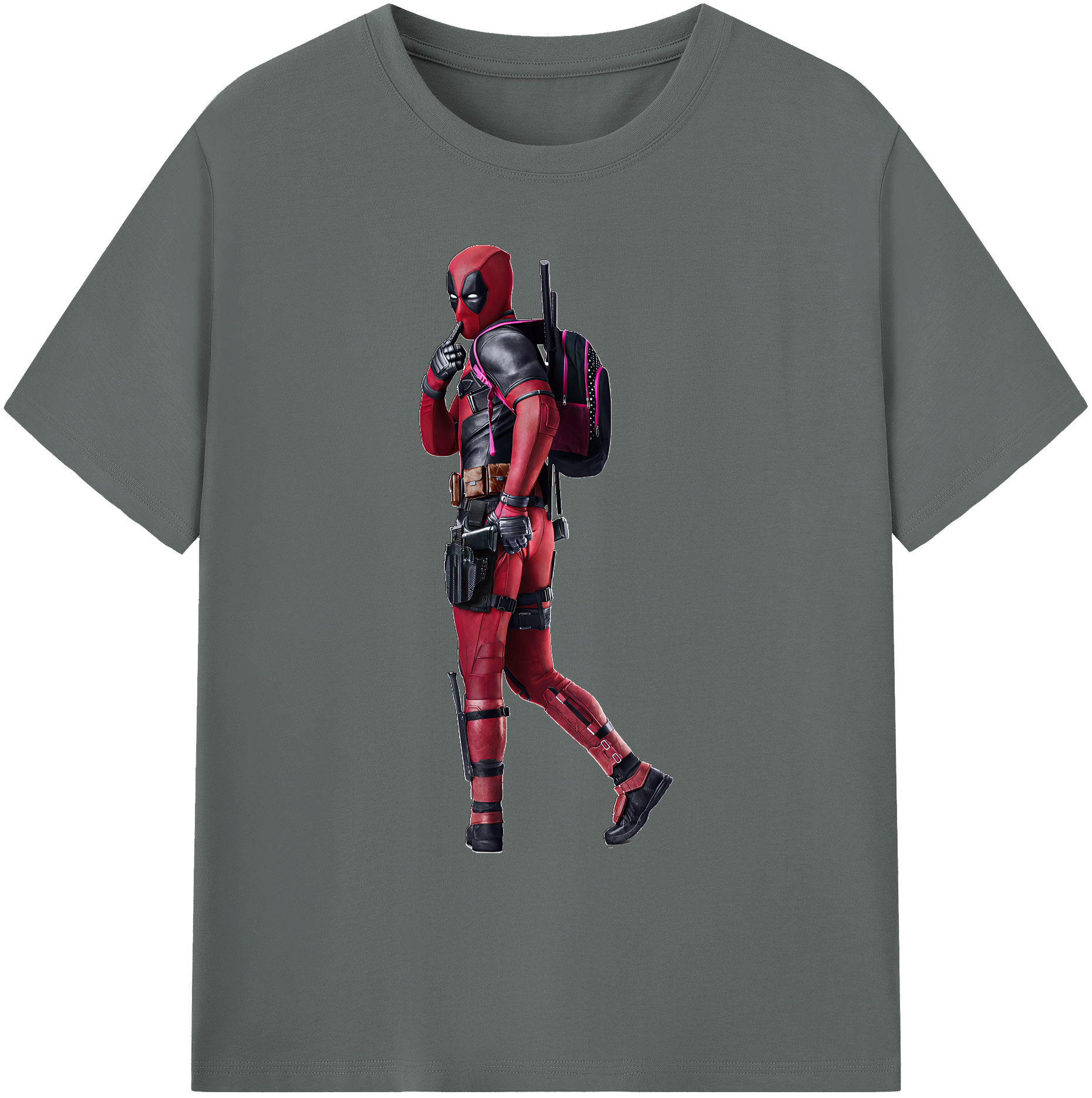 （画像用） Deadpool デッドプール 綿100％ メンズ半袖Tシャツ｜肌触りやわらか＆通気性